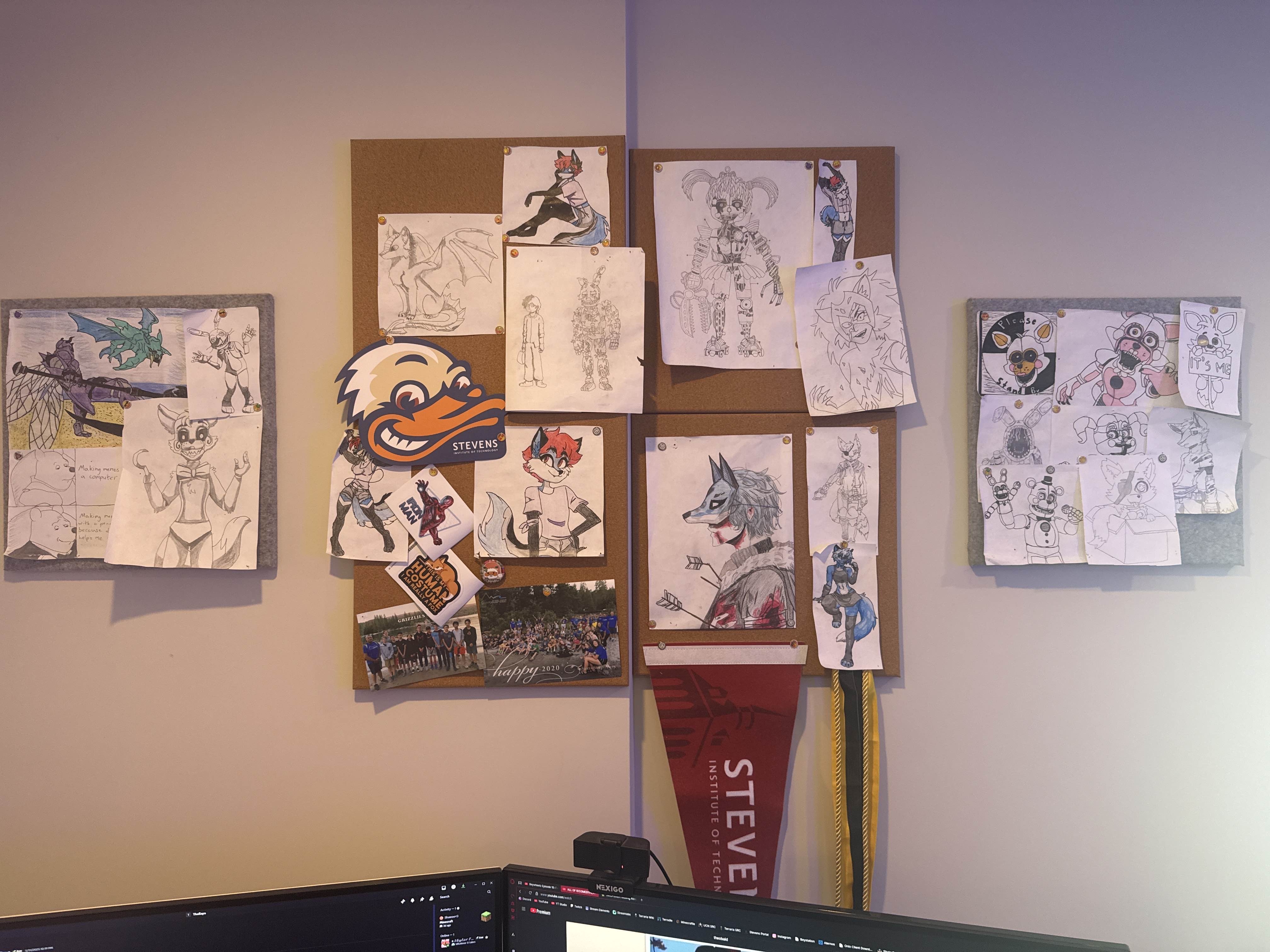 A snoop fursuit foam model